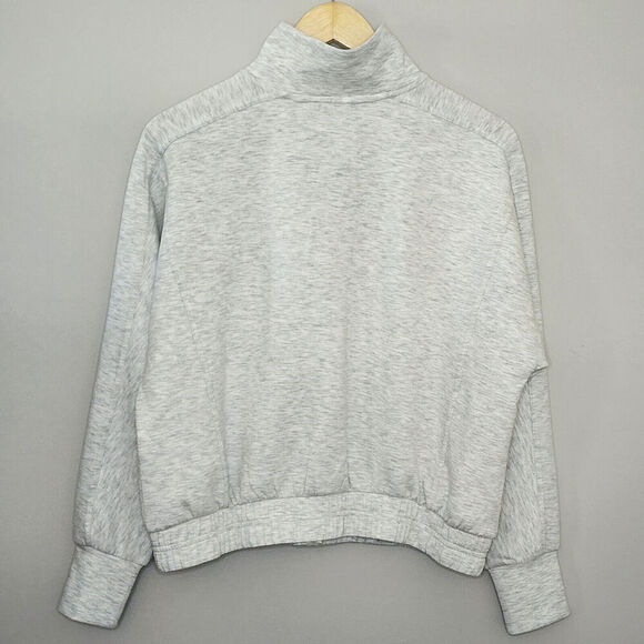 Yogalicious Scuba Muse Active Zip Up Sweatshirt Jacket Gray Women's SZ S - NWT - Picture 3 of 7